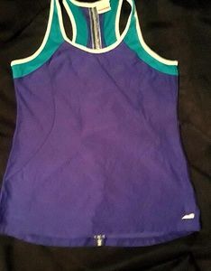 Purple & teal tank with unique embellishments